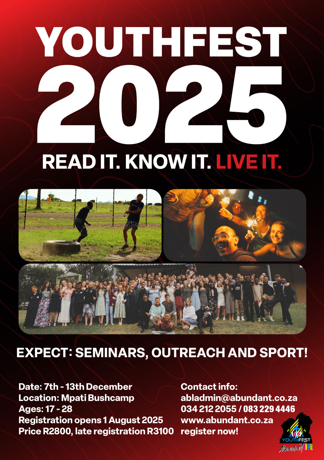 Youthfest 2025 banner