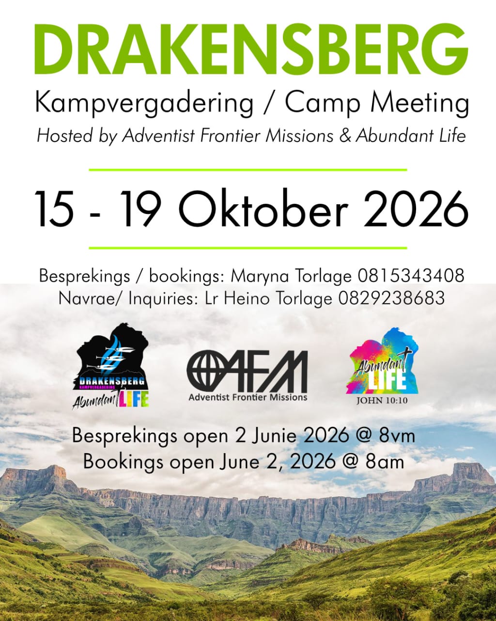 Drakensberg Kampvergadering 2026
